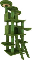 W-Jopns 70.87-in Cat Tree & Condo, Green slide 2 of 9