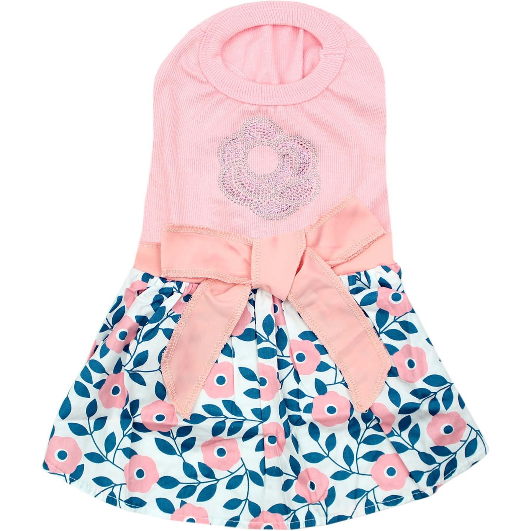 Parisian Pet Cherry Blossoms Dog Dress, Large