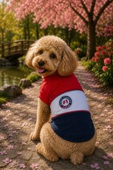 Parisian Pet World Champion Dog Tank, Red, Medium slide 2 of 4