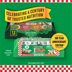 Dog Chow High Protein Variety Pack Chicken & Beef in Savory Gravy Canned Dog Food, 13-oz can, case of 12 slide 2 of 8
