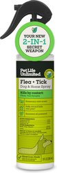Pet Life Unlimited Flea & Tick Rosemary Mint Dog & Home Spray, 10-fl oz bottle