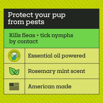 Show full view: Pet Life Unlimited Flea & Tick Rosemary Mint Dog & Home Spray, 10-fl oz bottle slide 3 of 9