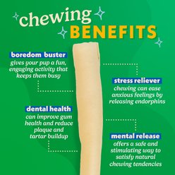 Frankly Mega Roll 10 to 11-inch Beef Natural Dog Chew slide 2 of 9