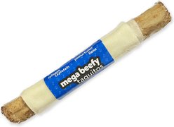 Frankly Mega Beefy Taquito 10-inch Beef Peanut Butter Rawhide Dog Chew