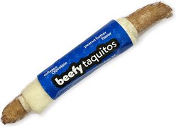 Frankly Beefy Taquito 7-inch Beef Peanut Butter Rawhide Dog Chew