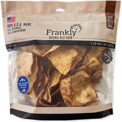 Frankly Chips Beef, Peanut Butter Natural Dog Chew, 1-lb bag