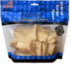 Frankly Chips Beef, Peanut Butter Natural Dog Chew, 8-oz bag