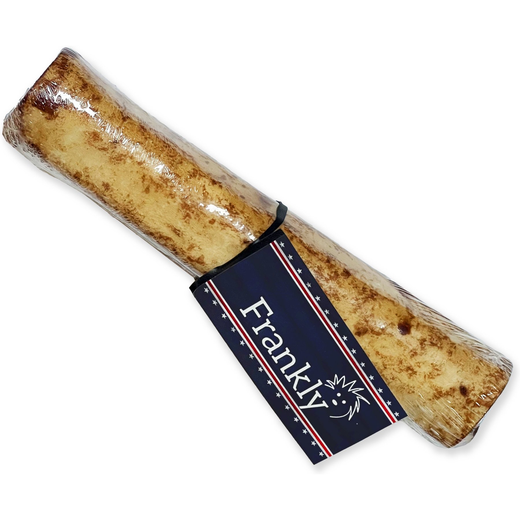 Frankly Mega Roll 10 to 11-inch Beef, Peanut Butter Natural Dog Chew