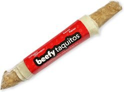 Frankly Beefy Taquito 7-inch Bacon Rawhide Dog Chew