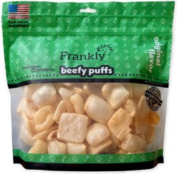Frankly Beefy Puffs Gluten-Free Original Beef Crunchy Dog Treats, 5-oz bag