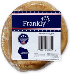 Frankly Donut 3-inch Chicken Natural Dog Chew