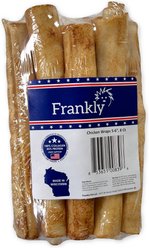Frankly Wraps 5 to 6-inch Chicken Natural Dog Chew, 8 count