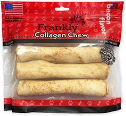 Frankly Retriever Roll 7 to 8-inch Bacon Natural Dog Chew, 4 count slide 1 of 9