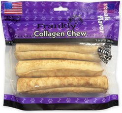 Frankly Retriever Roll 7 to 8-inch Beef Steak Natural Dog Chew, 4 count slide 1 of 9