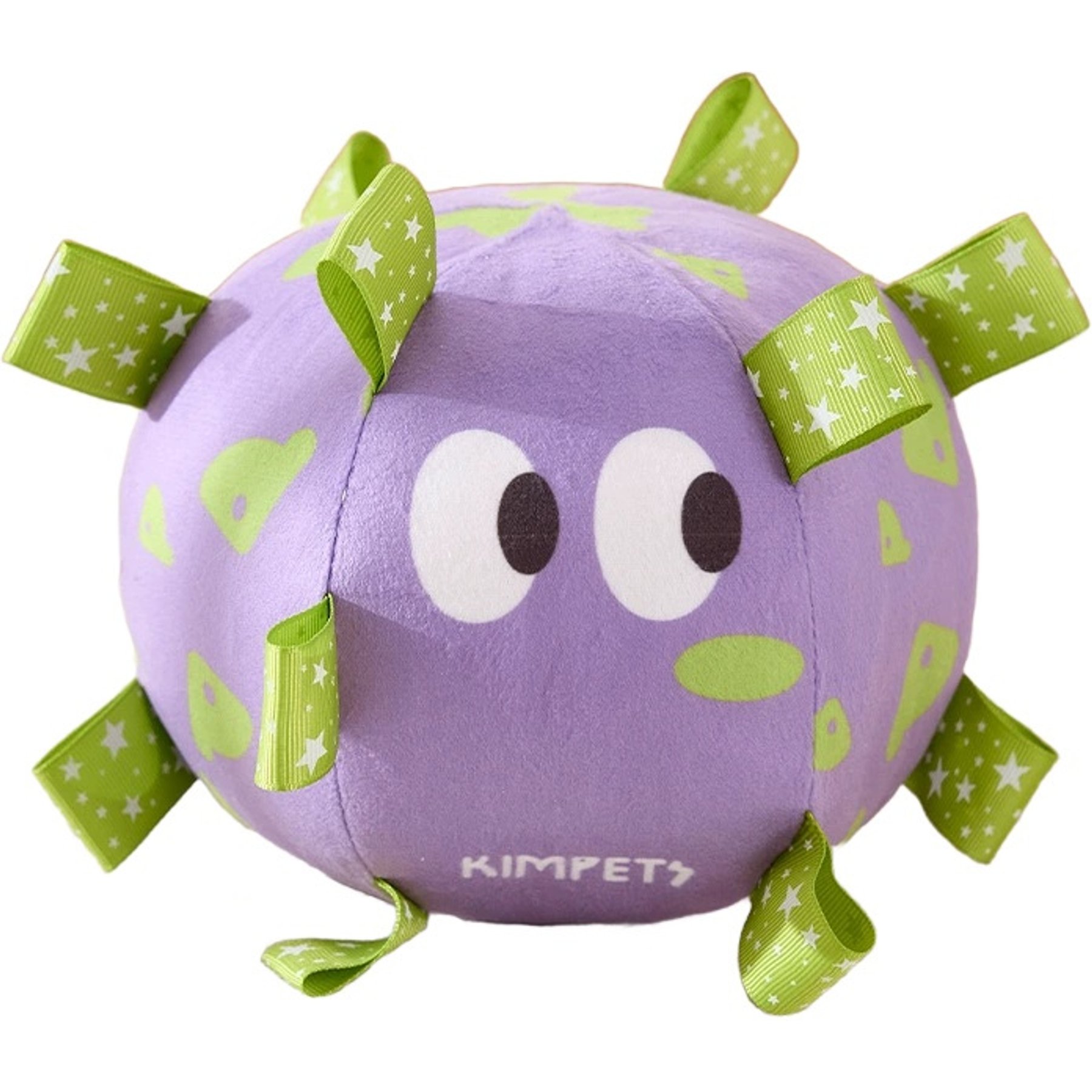 Kseroo Plush Exercise & Training Soccer Ball Dog Toy, Purple