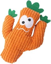 Kseroo Orange Cactus Silvervine Catnip & Exercise Plush Chew Cat Toy, Orange