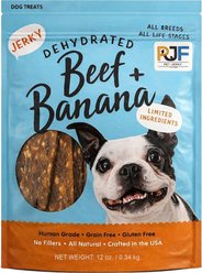 Pet Jerky Factory Beef & Banana Jerky Dog Treats, 12-oz bag