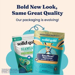 Solid Gold SeaMeal Mousse Lickable Squeeze Chicken Skin & Coat Digestive & Immune Health Cat Treat, 4 count slide 2 of 9