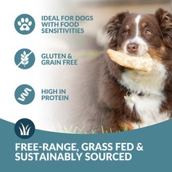 Wild Eats Water Buffalo Ears Single Source Protein Grain-Free Dog Chew Dog Treats, 1-oz bag, 3 count slide 2 of 6