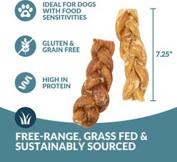 Wild Eats Water Buffalo Paddy Wack Single Source Protein Grain-Free Dog Chew Treats, 0.4-lb bag, 2 count slide 2 of 5