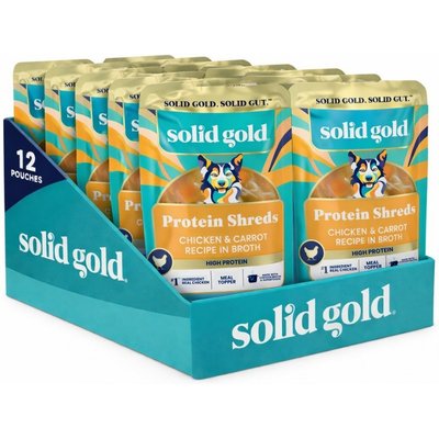 Solid Gold Solid Gold Protein Shred with Real Chicken & Vegetables Dog Food Topping, 3-oz bag, 12 count