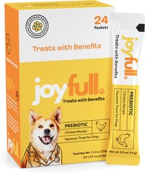 JoyFull Prebiotic Gluten-Free Squeeze Chicken Lickable Dog Treats, 12-oz box