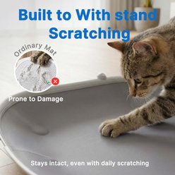Aoruefar Self Cleaning Waterproof Soft Fabric Cat Litter Box Mat slide 2 of 8