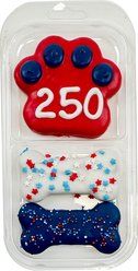 Wufers USA 250th Paw & Bone Natural Yogurt Crunchy Dog Treats, 3.7-oz tray, 3 count