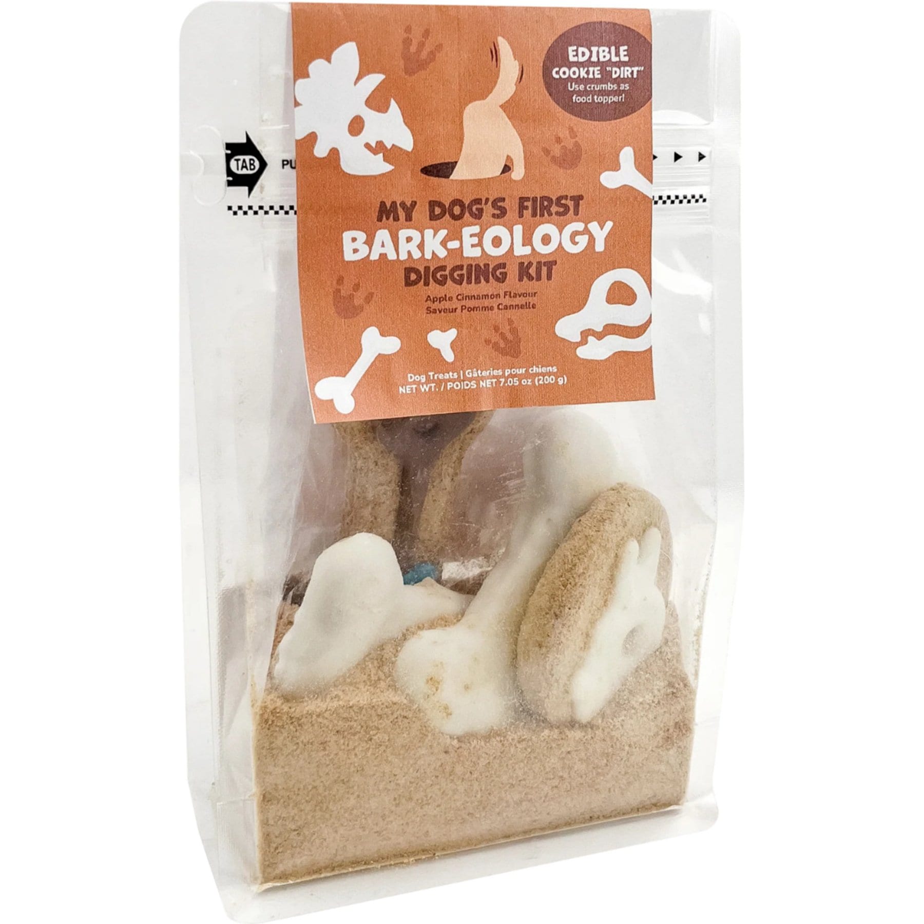 Bosco & Roxy's Bark-eology Dinosaur Digging Kit Interactive Natural Yogurt Crunchy Dog Treats, 8.11-oz bag