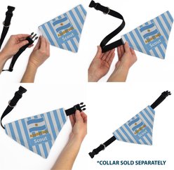 Buckle-Down Personalized International Soccer Fan Dog Bandana, Argentina slide 2 of 6
