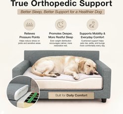 Club Nine Pets Metro Orthopedic Cat & Dog Bed, Metal, Large slide 2 of 9