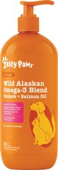 Zesty Paws Wild Alaskan Omega-3 Pollock+Salmon Oil Liquid Skin & Coat Supplement for Dogs & Cats, 32-fl oz...
