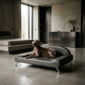 CARHARTT Pillow Dog Bed with Removable Cover, Dark Brown, Medium