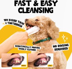Roofus Peanut Butter Dog Dental Wipes, 60 count slide 2 of 9