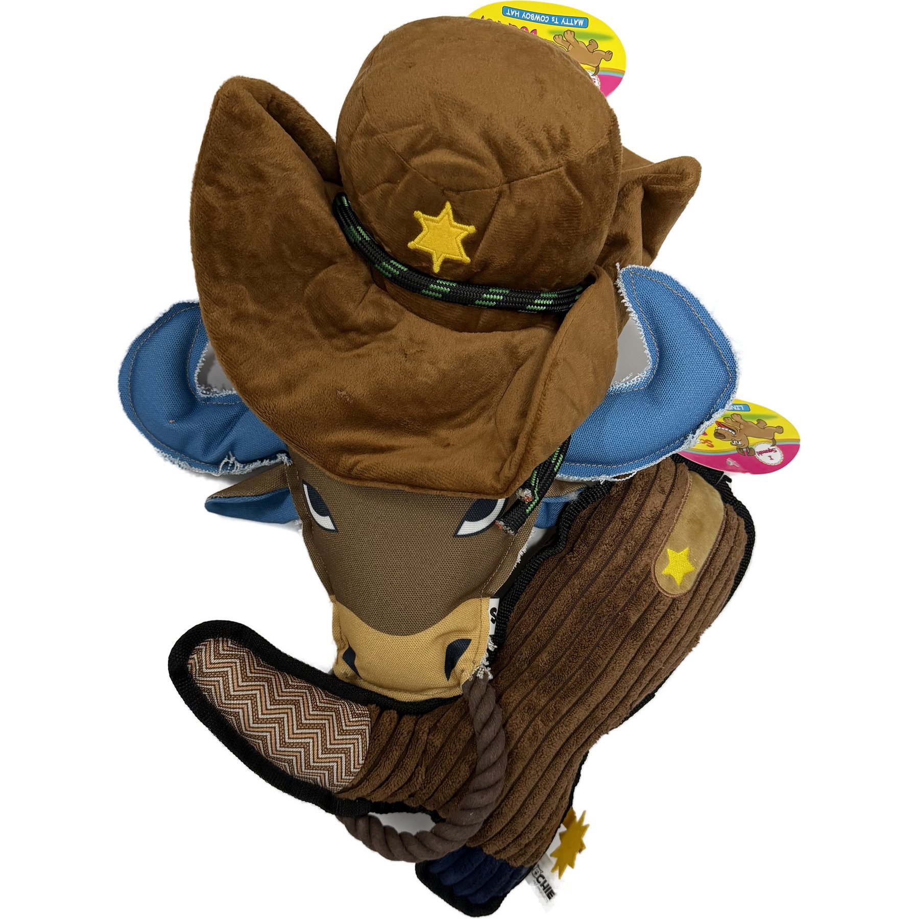 Scoochie Pet Country Theme Dog Toy, 3 count