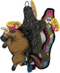 Scoochie Pet Fun Plush Best Seller Dog Toy, 3 count