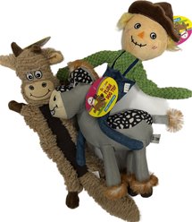 Scoochie Pet Farm Pals Dog Toy, 3 count