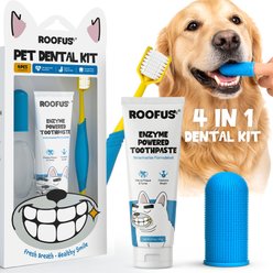 Roofus Dog Dental Kit, 4 count
