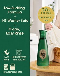 Seedshub Hair Removing & Deodorizing Stain Remover Dog Laundry Detergent, 27-fl oz bottle, Green, 1 count slide 2 of 9