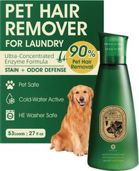 Seedshub Hair Removing & Deodorizing Stain Remover Dog Laundry Detergent, 27-fl oz bottle, Green, 1 count
