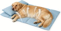 Golopet Cooling Pad Washable Dog Crate Mat, Blue, X-Large: 47 x 30-in