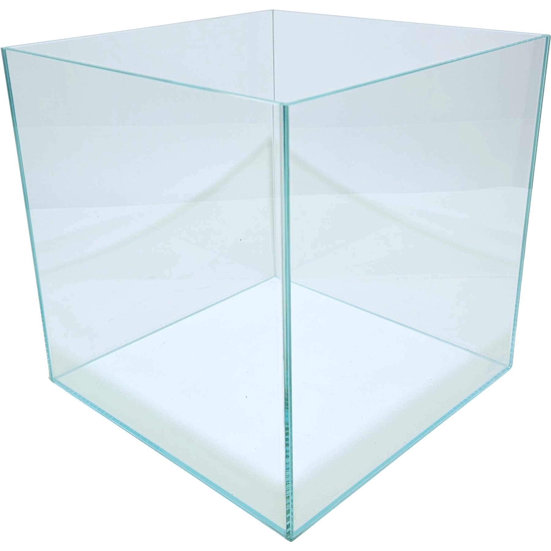 Lifegard Low Iron Ultra Clear Glass Cube Tank Fish Aquarium, 5-mm, 12-gal, 14.52 x 14.52 x 14.52-in