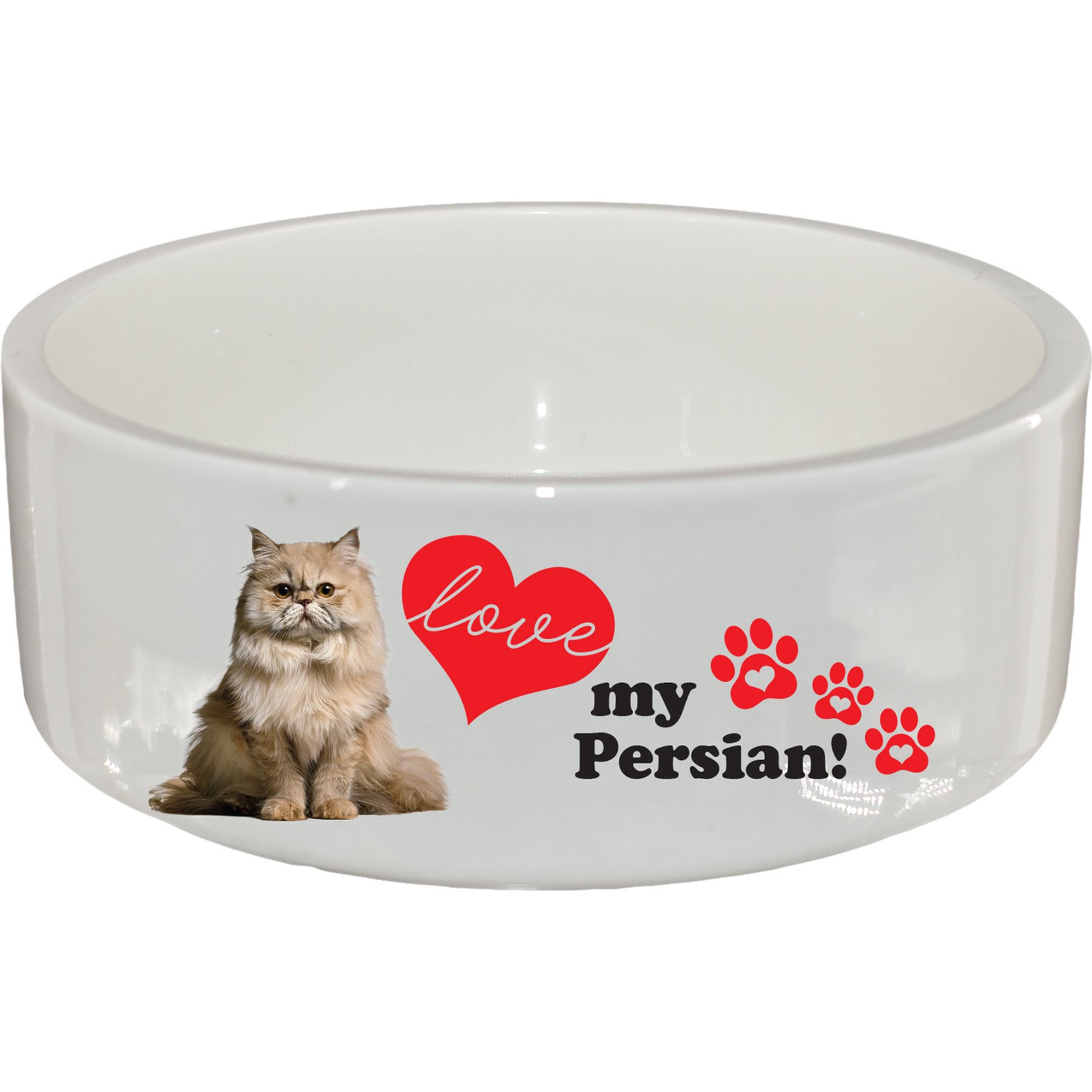 The Memory Company I Love My Persian Ceramic Pet Bowl, 2.5-cups