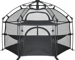 EighteenTek Catio Outdoor Cat Pen, Black, Large