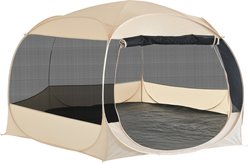 EighteenTek Popup Portable Dog Pen, Grey, XX-Large