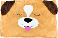 Happy Nappers Pet Bed In A Box: Candy The Dog Covered Bed Cover, Beige, X-Large