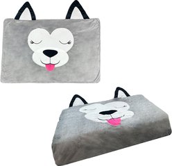 Happy Nappers Pet Bed In A Box: Daisy The Dog Covered Bed Cover, Gray, X-Large slide 2 of 7