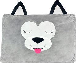 Happy Nappers Pet Bed In A Box: Daisy The Dog Covered Bed Cover, Gray, X-Large