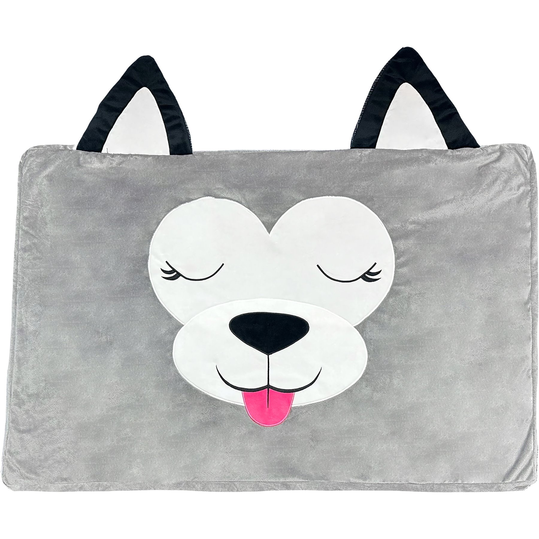 Happy Nappers Pet Bed In A Box: Daisy The Dog Covered Bed Cover, Gray, X-Large