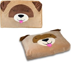 Happy Nappers Pet Bed In A Box Able The Dog Covered Bed Cover, Beige, Small slide 2 of 7